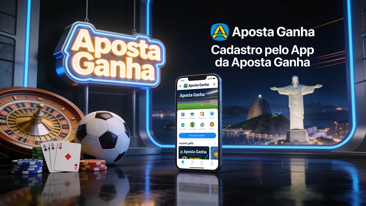 Cadastro pelo App da Aposta Ganha — aposta ganha no Brasil